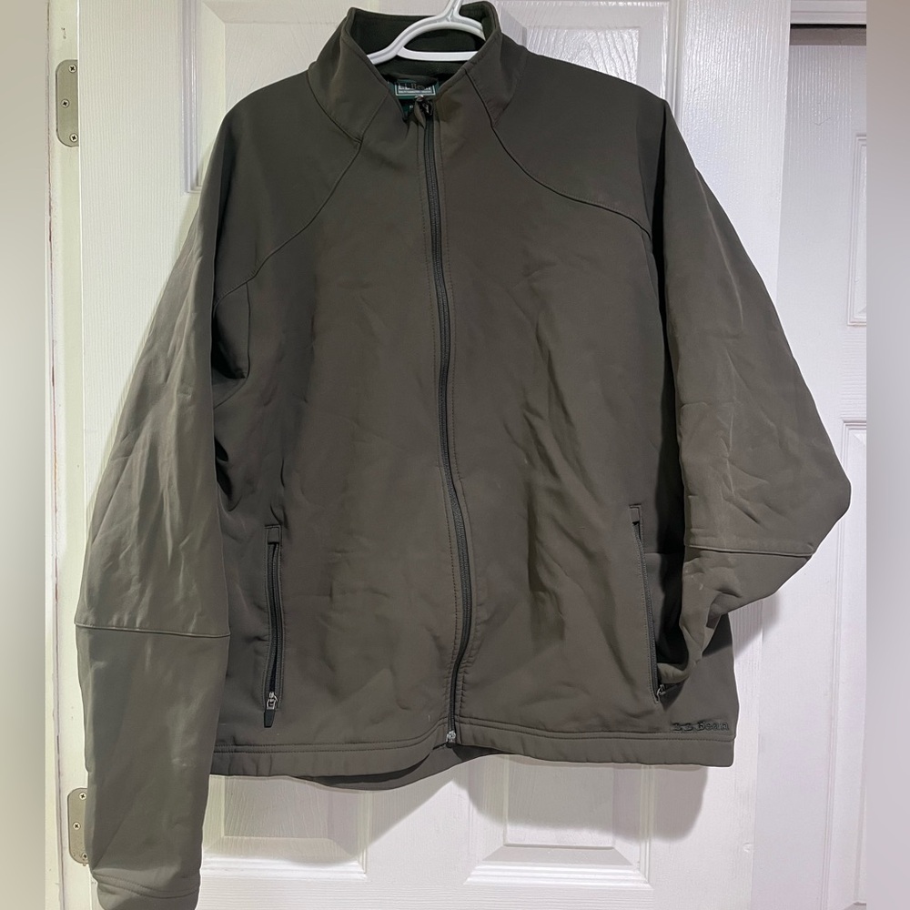L.L. Bean miltary style jacket. Olive Green XLG.